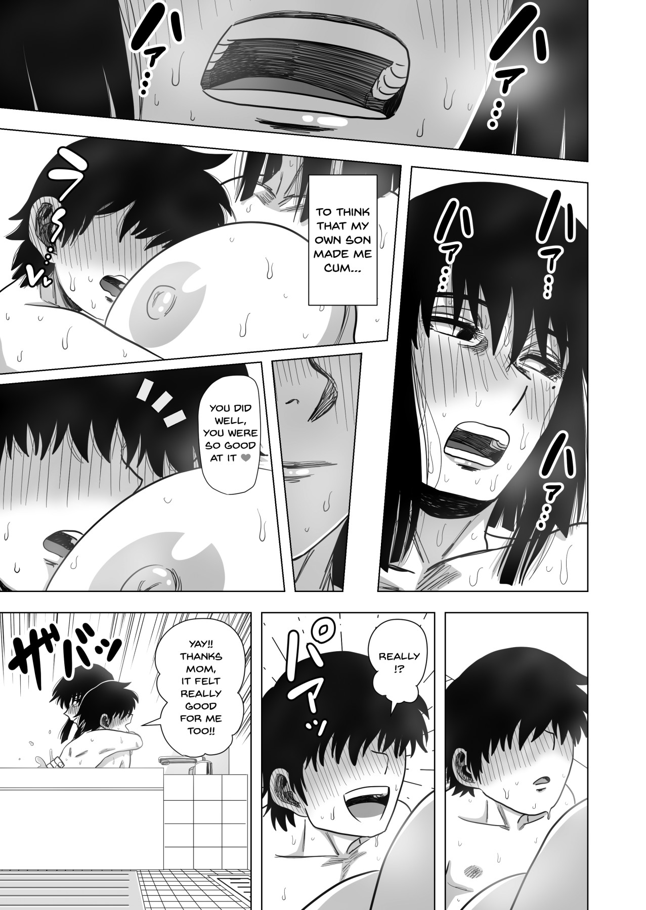 Hentai Manga Comic-Together In The Bath With Mom...-Read-28